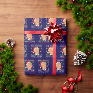 Papier Cadeau Donald Trump Noël
