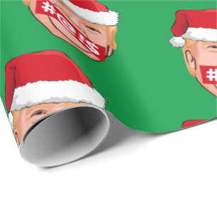 Papier Cadeau DONALD TRUMP Noël en colère