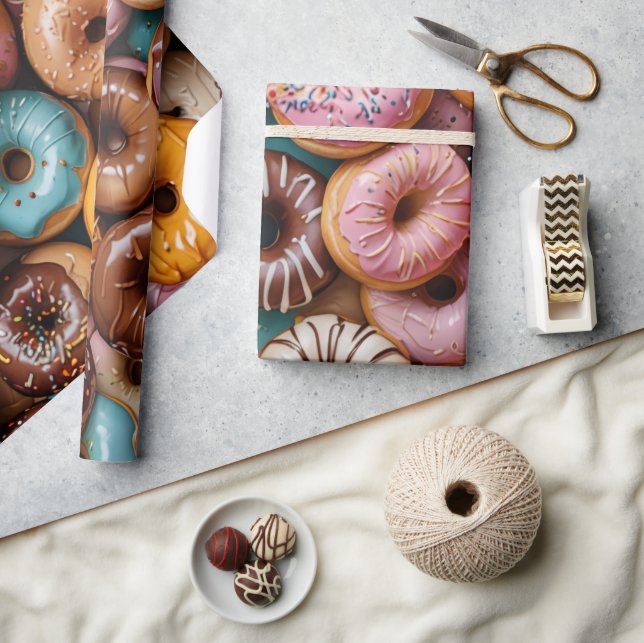 Papier Cadeau Donut Wrapping Paper (Artisanat)