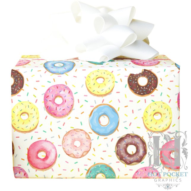 Papier Cadeau Donuts Wrapping Paper (Créateur téléchargé)