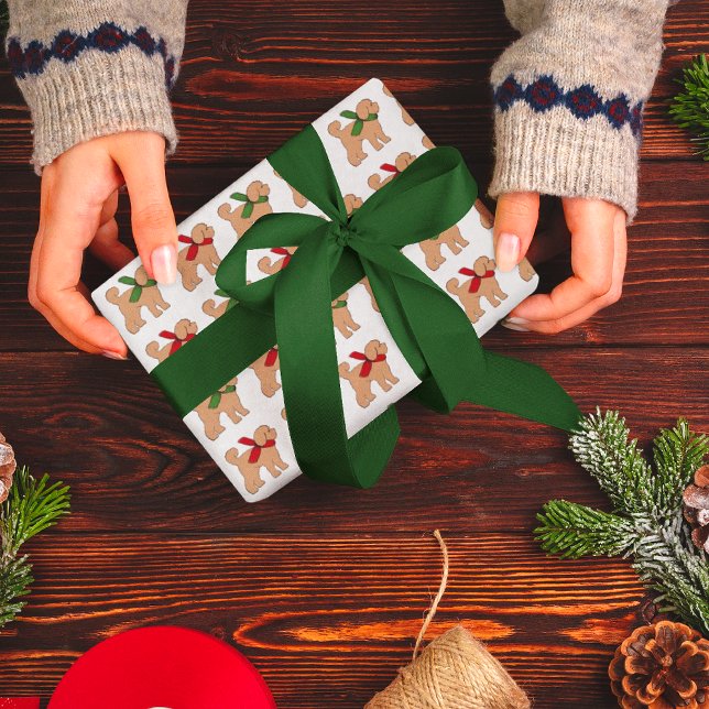 Papier Cadeau Doodé Chien Chien Chien Noël (Cute doodle pup gift wrap!)