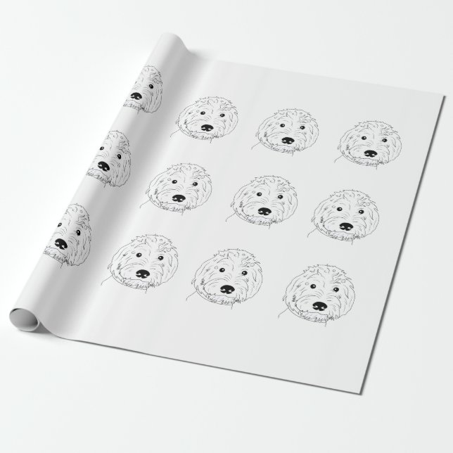 Papier Cadeau Doodle (Déroulé)