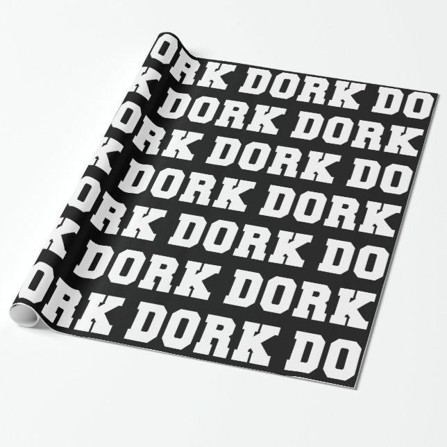 PAPIER CADEAU DORK (Déroulé)