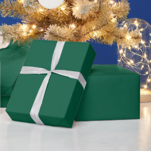 Papier Cadeau dossier mockup vert sarcelle foncé au-dessus d'un