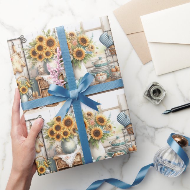 Papier Cadeau Douaire de cuisine pour la douche de mariée (Cadeaux)