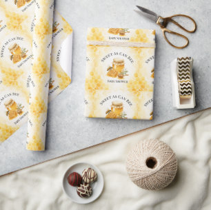 Papier Cadeau Douce comme peut être un bébé Fête de bébé de genr