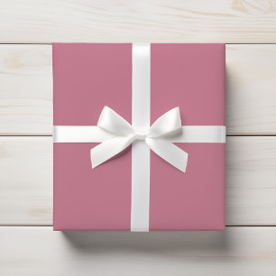 Papier Cadeau Doux Dusty Rose Mauve rose couleur solide