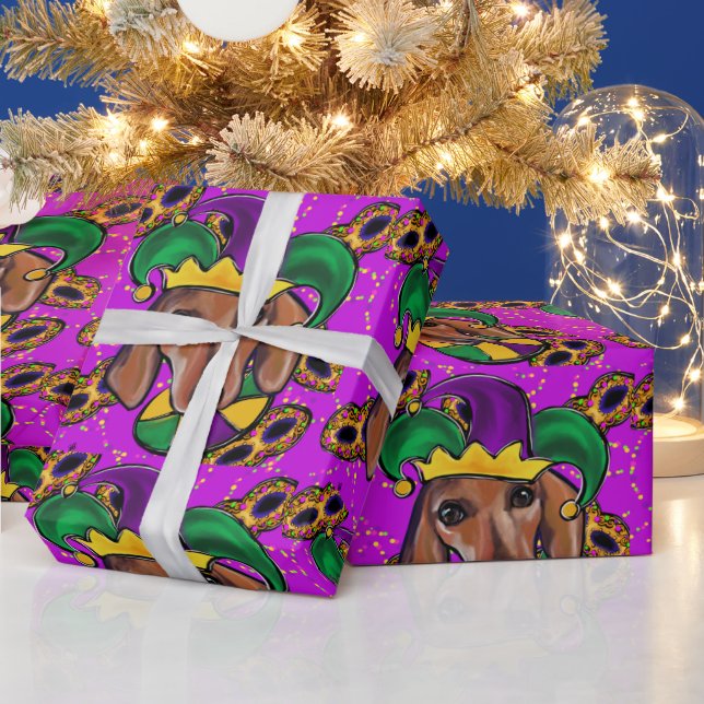 PAPIER CADEAU DOXIE ROUGE     (Vacances)