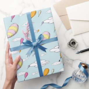 Papier Cadeau Dr. Seuss   Oh, les endroits où vous irez motif