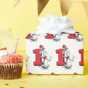 Papier Cadeau Dr. Seuss - Personnages Anniversaire Enfants