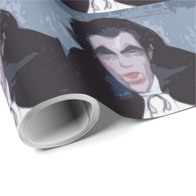 Papier Cadeau Draculaire (Coin rond)