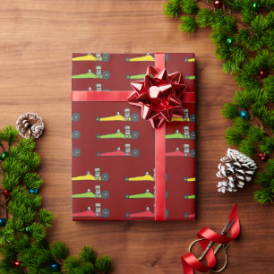 Papier Cadeau Drag Racing