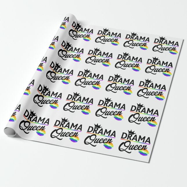 Papier Cadeau Drama queen | LGBTQ Pride (Déroulé)