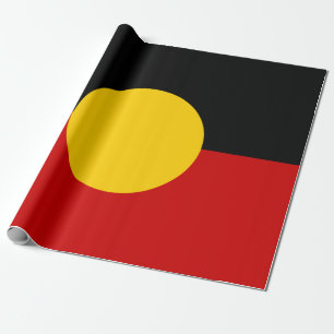 Papier Cadeau Drapeau aborigène Australie