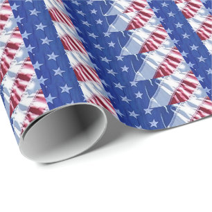 Papier Cadeau Drapeau américain