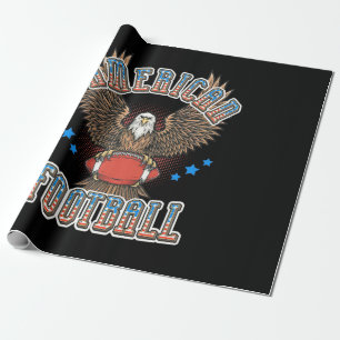 Papier Cadeau Drapeau américain de football