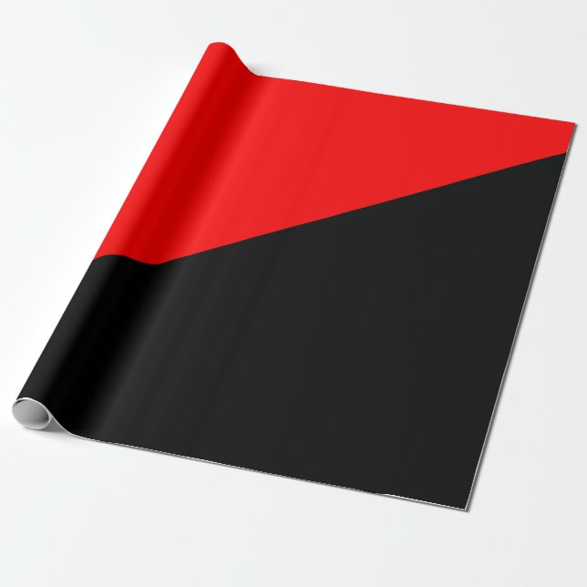 Papier Cadeau Drapeau anarchiste (Anarchisme) (Déroulé)