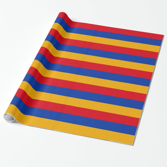Papier Cadeau Drapeau arménien patriotique (Déroulé)