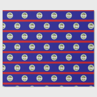 Papier Cadeau Drapeau bélizien