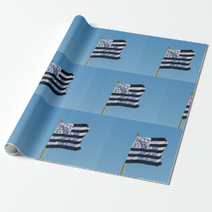 Papier Cadeau Drapeau breton