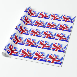 PAPIER CADEAU DRAPEAU BRITANNIQUE