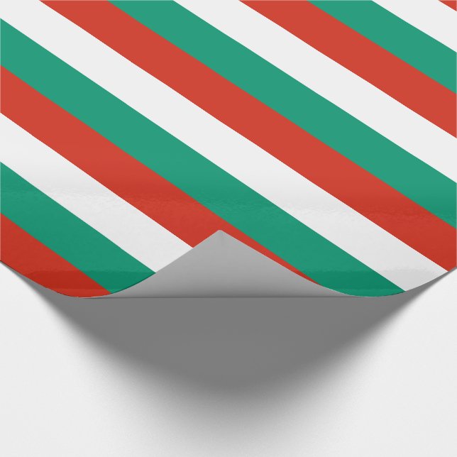 Papier Cadeau Drapeau Bulgare Patriotique (Coin)