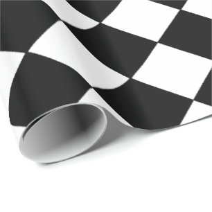 Papier Cadeau Drapeau Checkered