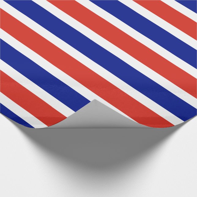 Papier Cadeau Drapeau civil du Costa Rica (Coin)
