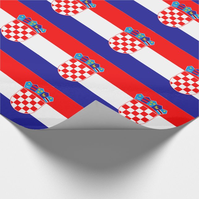 Papier Cadeau Drapeau croate (Coin)