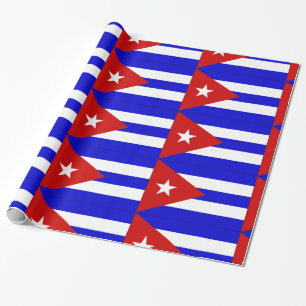 Papier Cadeau Drapeau Cuba