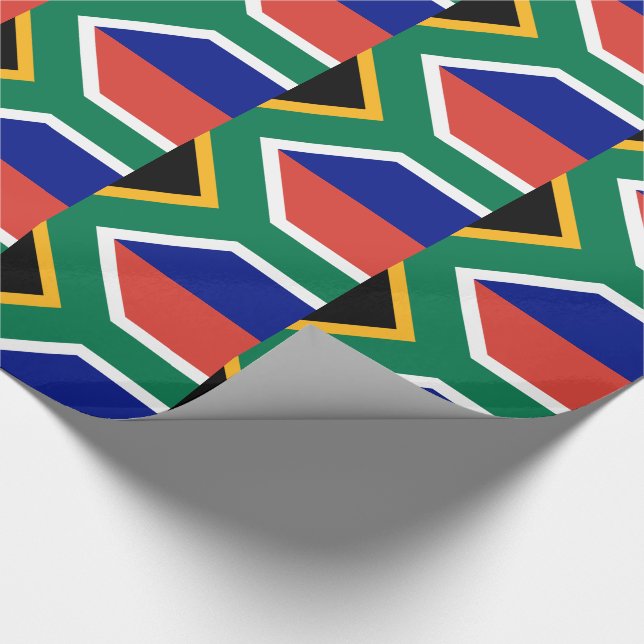 Papier Cadeau Drapeau d'Afrique du Sud (Coin)