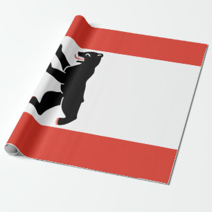 Papier Cadeau Drapeau de Berlin (ville allemande)