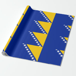 Papier Cadeau Drapeau de Bosnie-Herzégovine