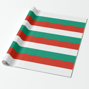 Papier Cadeau Drapeau de Bulgarie