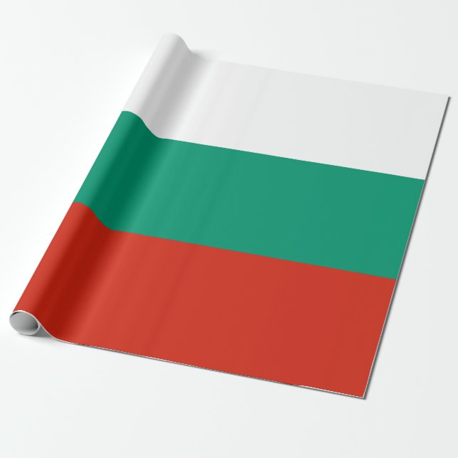 Papier Cadeau Drapeau de Bulgarie (Déroulé)