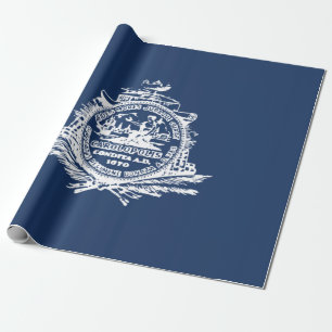 Papier Cadeau Drapeau de Charleston (Caroline du Sud)