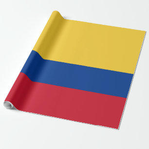 Papier Cadeau Drapeau de Colombie
