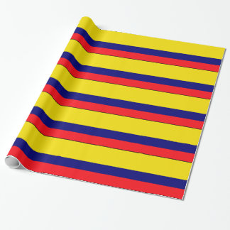 Papier Cadeau Drapeau de Colombie