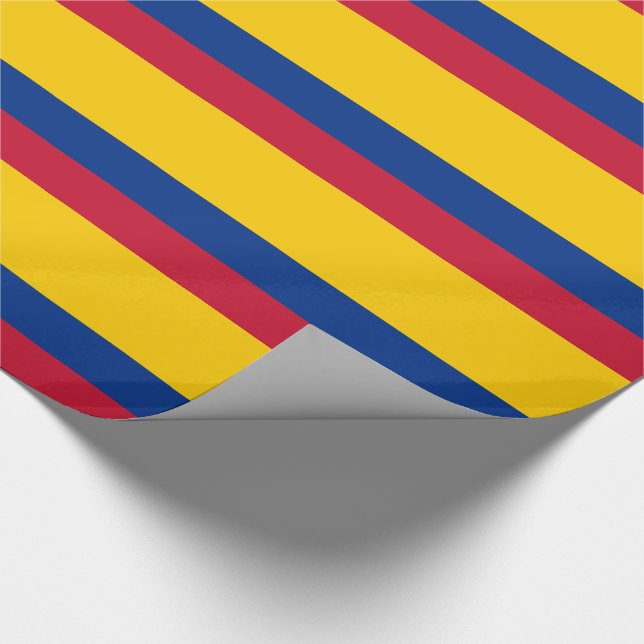 Papier Cadeau Drapeau de Colombie (Coin)