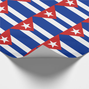 Papier Cadeau Drapeau de Cuba