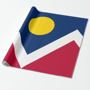Papier Cadeau Drapeau de Denver, Colorado, USA