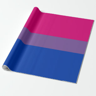 Papier Cadeau Drapeau de fierté bisexuel