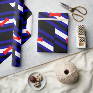 Papier Cadeau Drapeau de fierté de jeu de chiots de SlipperyJoe 