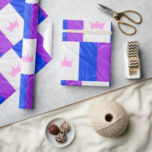 Papier Cadeau Drapeau de fierté de la culture drag de SlipperyJo