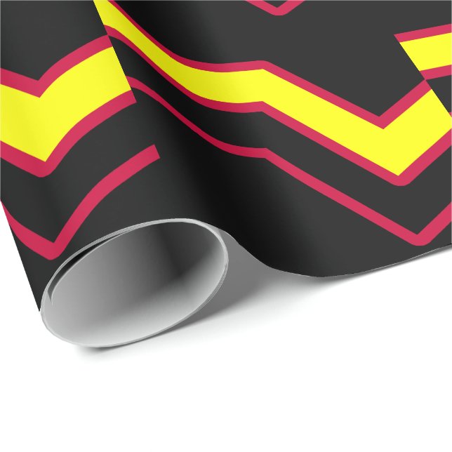 Papier Cadeau Drapeau de fierté en caoutchouc / latex (Coin rond)