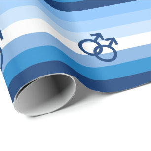 Papier Cadeau Drapeau de fierté gay MLM