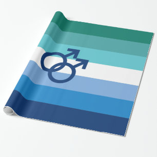 Papier Cadeau Drapeau de fierté gay MLM