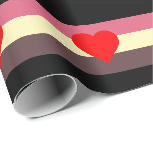 Papier Cadeau Drapeau de fierté grasse