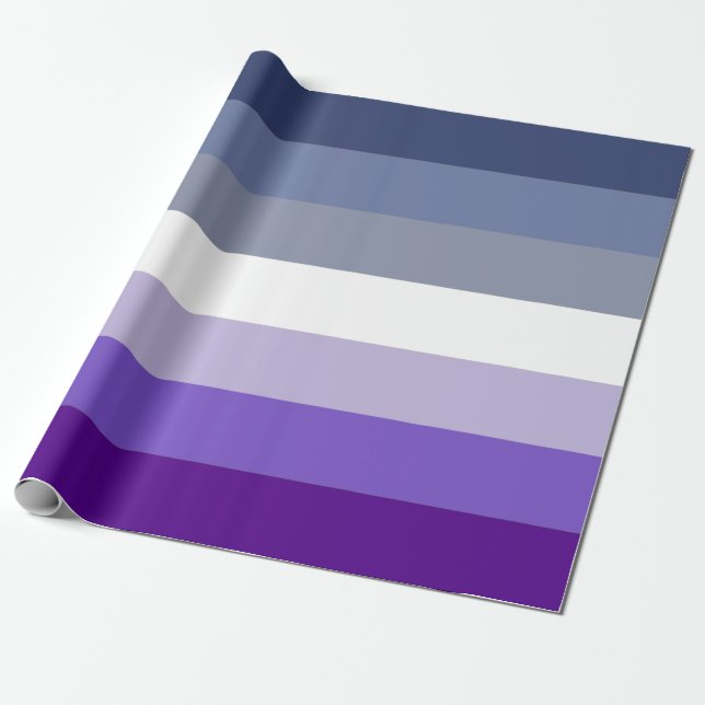 Papier Cadeau Drapeau de fierté lesbienne Butch (Déroulé)