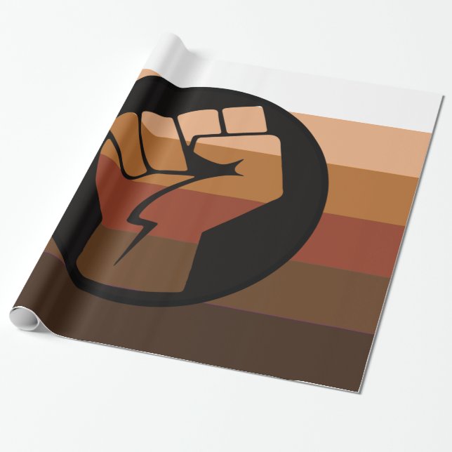 Papier Cadeau Drapeau de fierté POC (Déroulé)